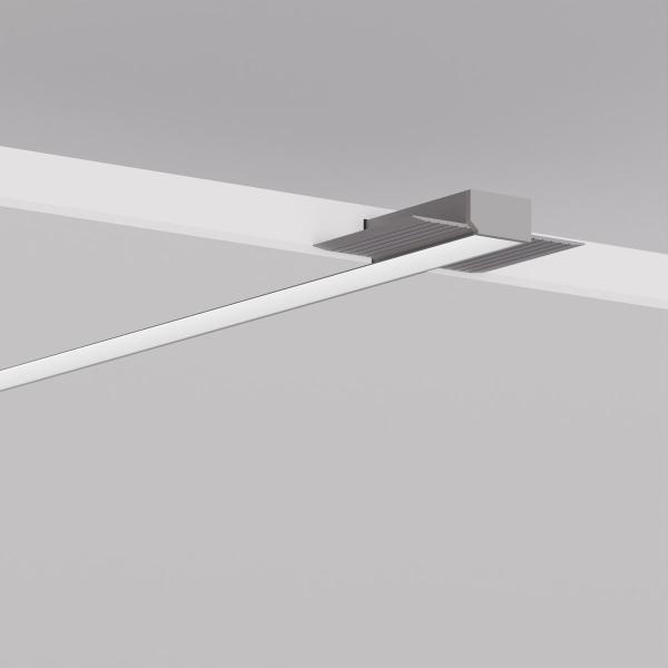 graue Endkappe für Alu-Profile